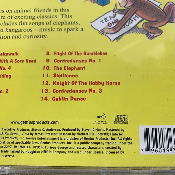 CD Curious George - Curiously Classical (CD, 2003, Genius Entertainment) - Picture 5 of 8